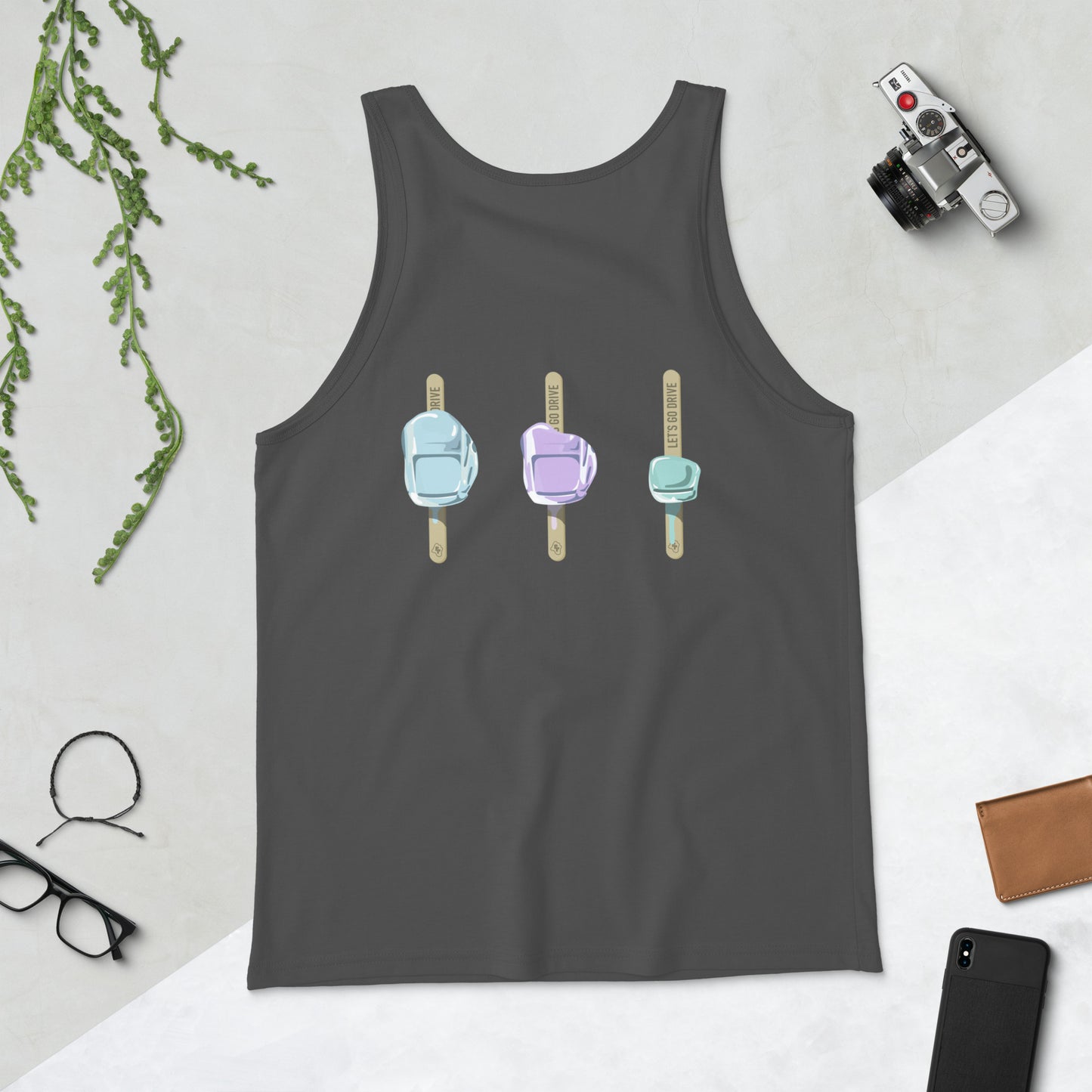 Porschicles Mens Tank