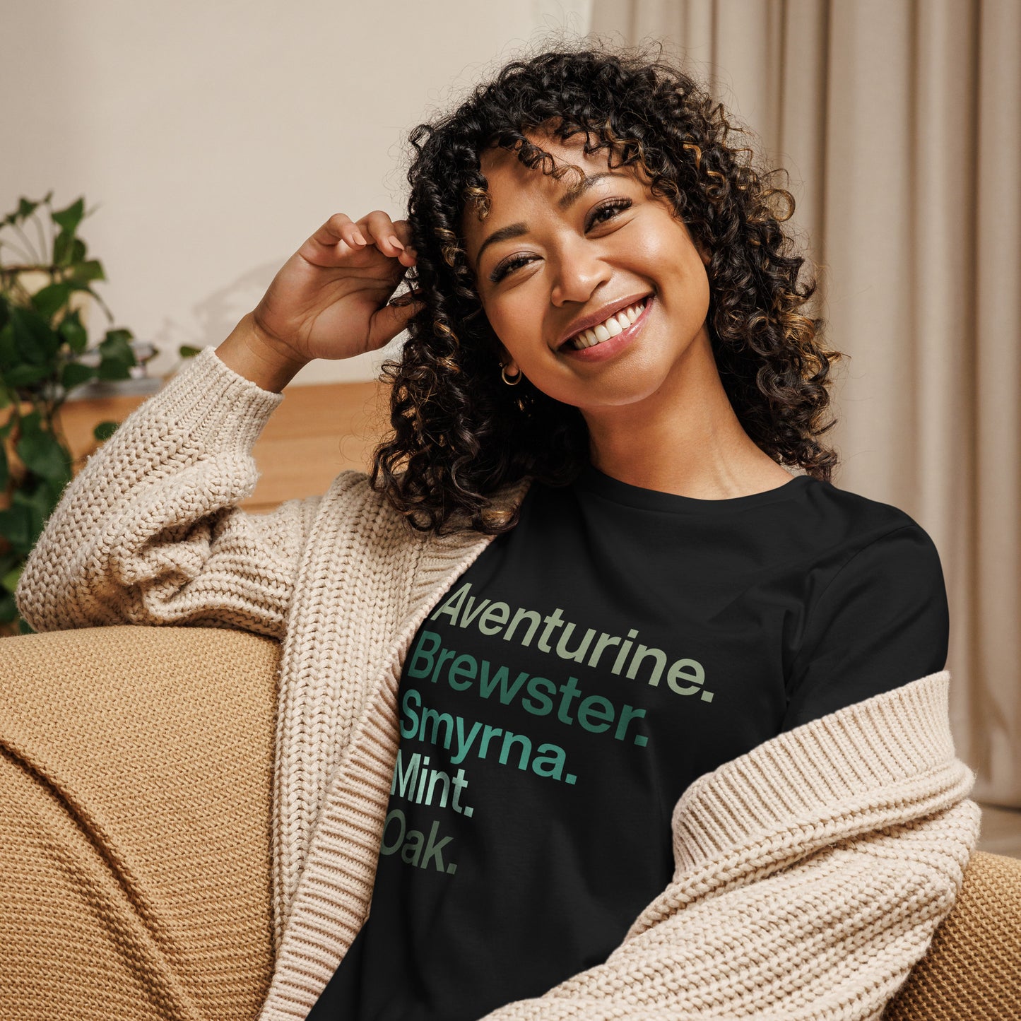 PTS Women's Greens Relaxed Tee