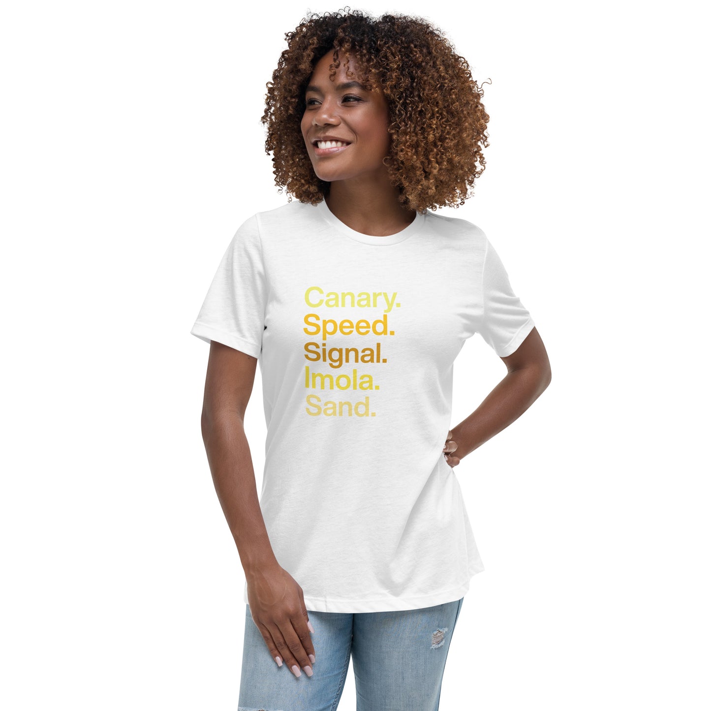 PTS Women's Yellows Relaxed Tee