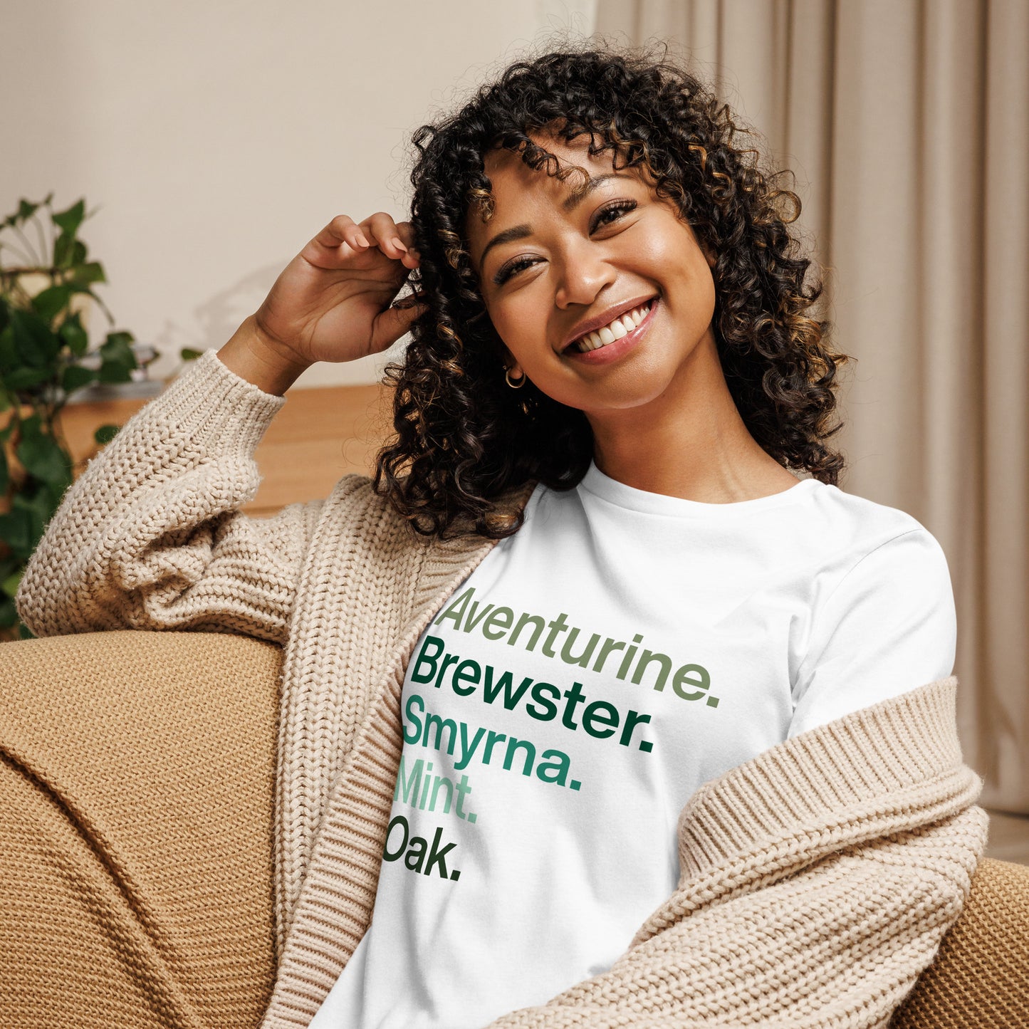 PTS Women's Greens Relaxed Tee